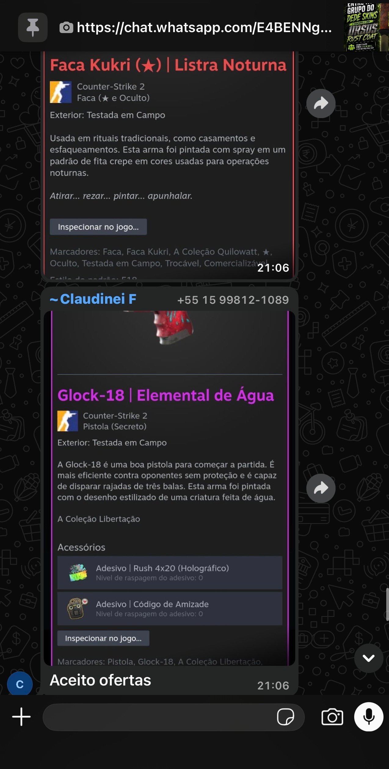 Feedback real da comunidade